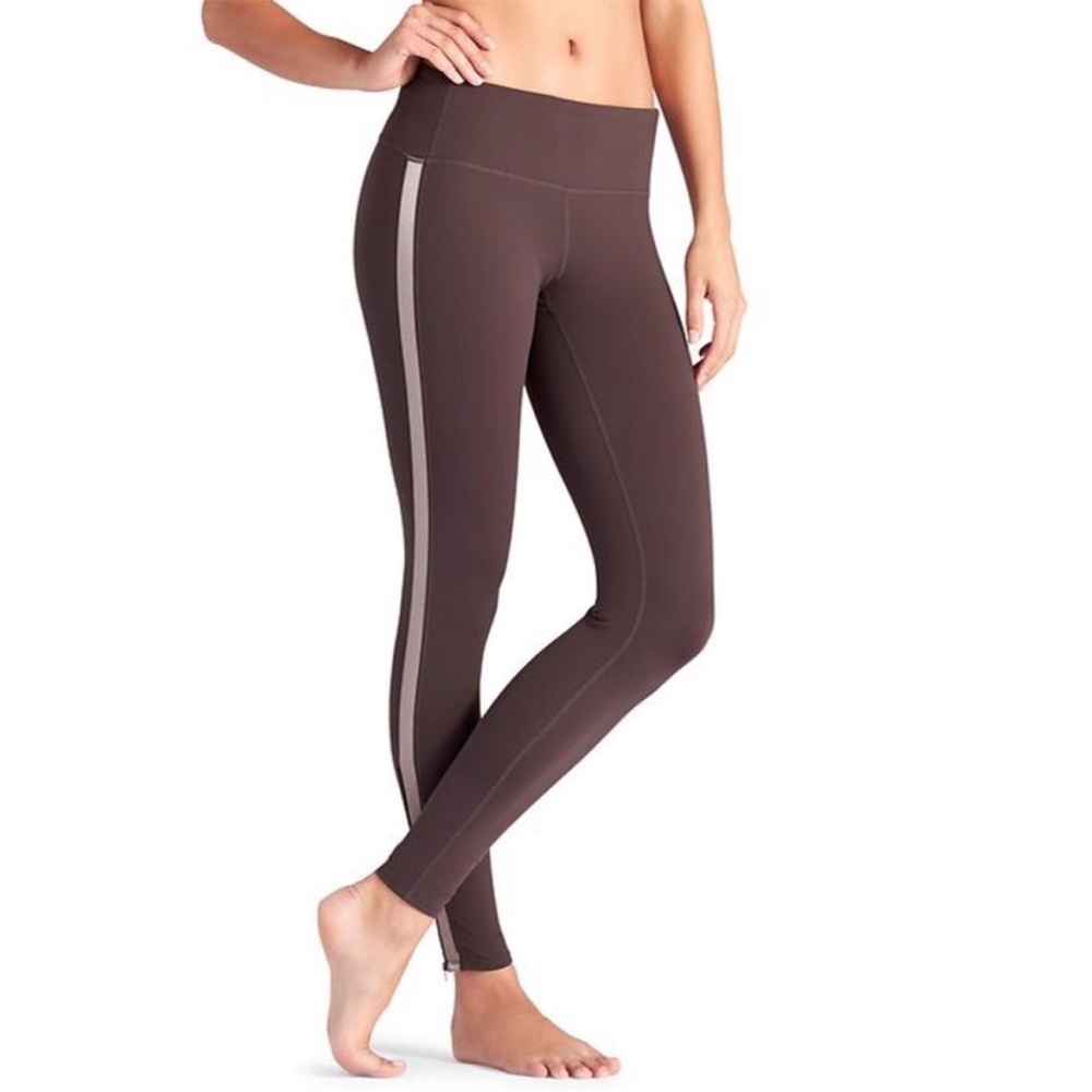 athleta tux chaturanga ankle zip tight small tall NWT